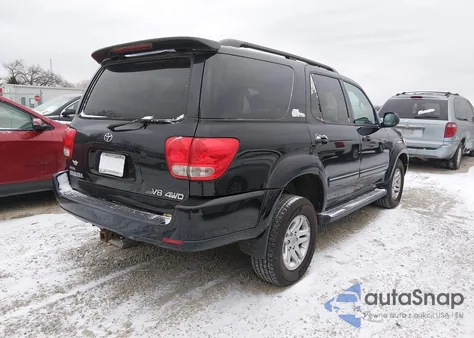 2005 Toyota Sequoia Limited V8 z USA, uszkodzony, nr VIN 5TDBT48A35S247151